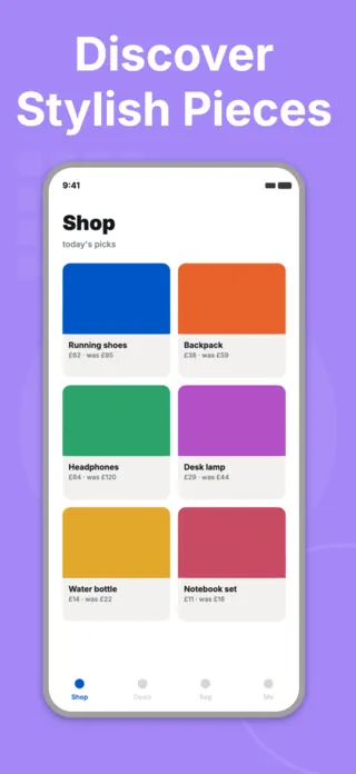 Fashion Shopping App Screenshot, page 2 of 5