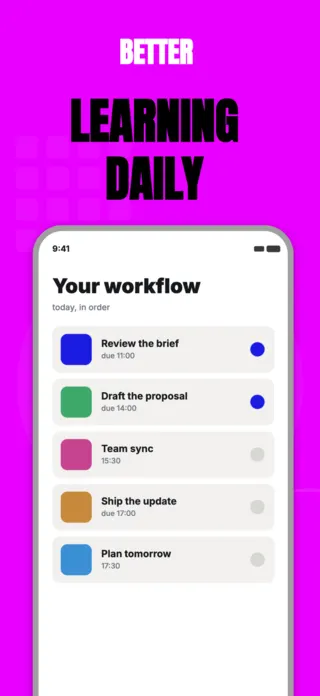 Productivity Workspace App Screenshot, page 5 of 5