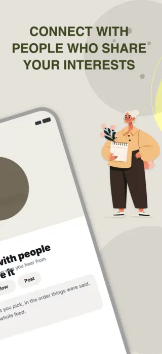 Community App Screenshot Template, page 4 of 5