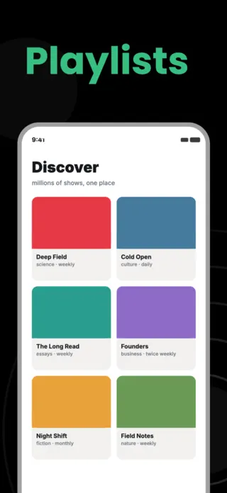 Music Discovery App Screenshot, page 2 of 5