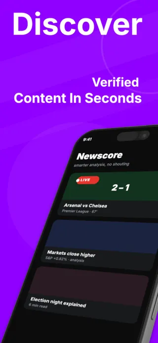 News App Screenshot, page 1 of 5