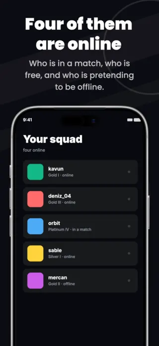 Mobile Game Esports App Screenshot Template, page 4 of 5