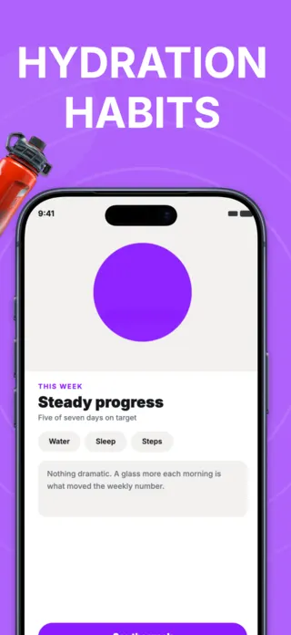Hydration Tracker App Screenshot, page 4 of 5