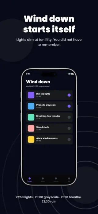 Sleep Tracking App Screenshot Template, page 3 of 5
