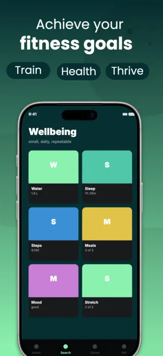 Health Tracking App Screenshot, page 4 of 5